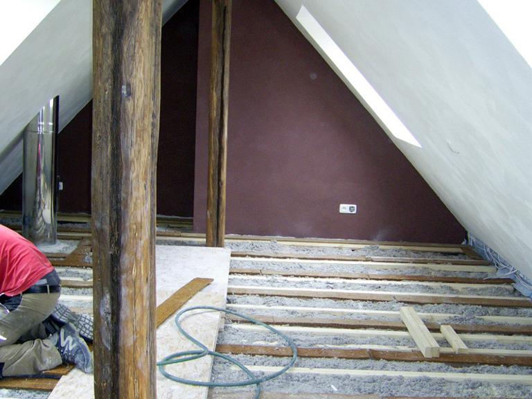Unterbau im Obergeschoss Unterbau im Obergeschoss