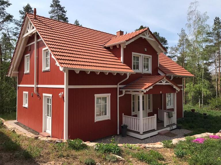 Komplettes Haus im schwedischen Stil