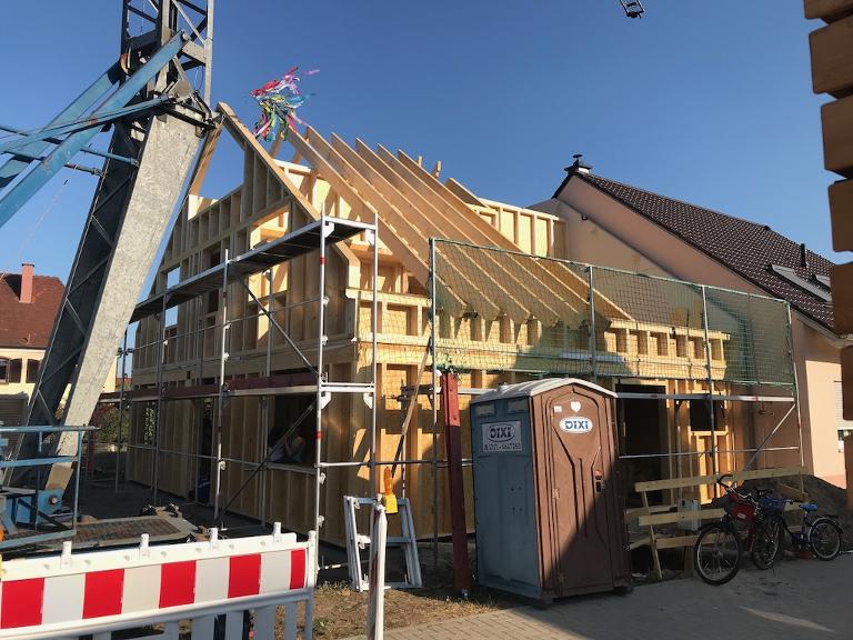 Doppelhaushälfte in Holzständerbauweise