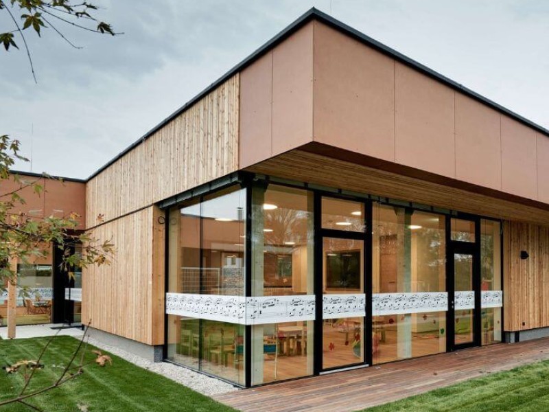 Kindergarten Atzenbrugg in 2022 vor dem Hochwasser im September 2024