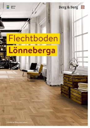 In der Broschüre finden Sie Parkettböden in Flechtoptik von Berg & Berg 
