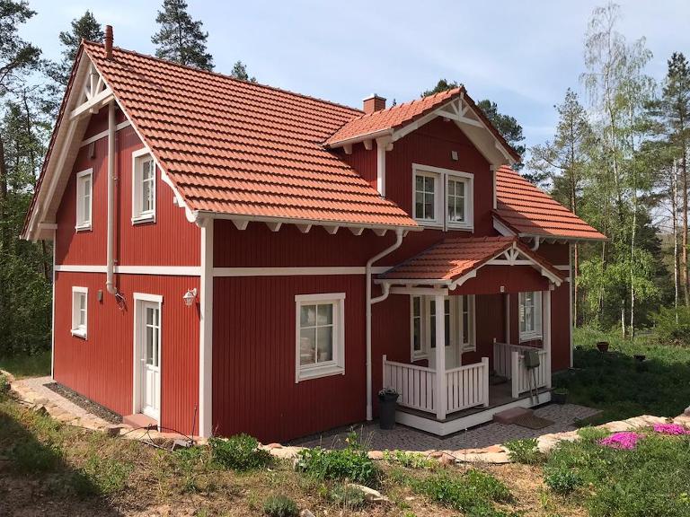 Komplettes Haus im schwedischen Stil
